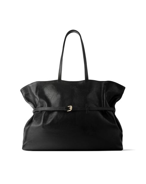 Bolso Nothing To Lose de piel negra - 55x13 cm