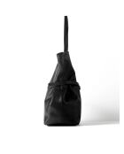 Nothing To Lose zwarte leren draagtas - 55x13 cm