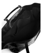 Nothing To Lose zwarte leren draagtas - 55x13 cm