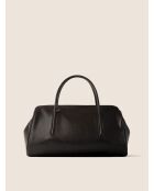 Borsa Dr Quinn in pelle color caffè - 47x15 cm