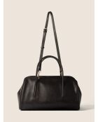 Borsa Dr Quinn in pelle color caffè - 47x15 cm