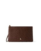 Pochette en cuir Keep It Safe marron - 25x1 cm