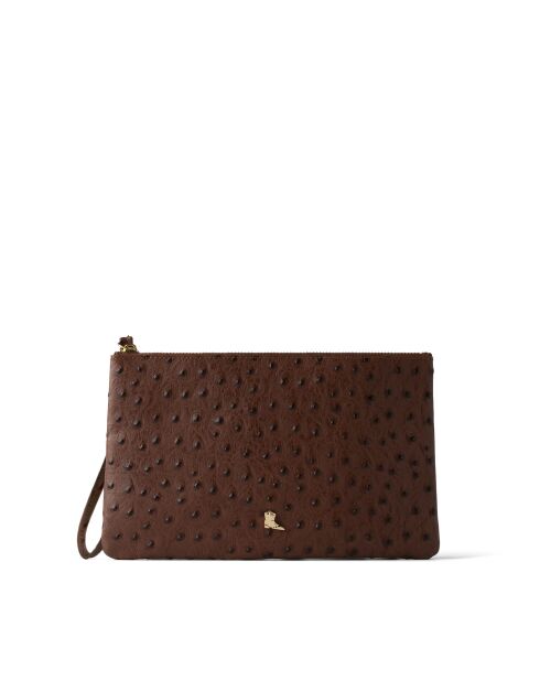 Funda Keep It Safe de piel marrón - 25x1 cm