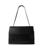 Bandolera de piel negra After Hours Access - 36x10 cm