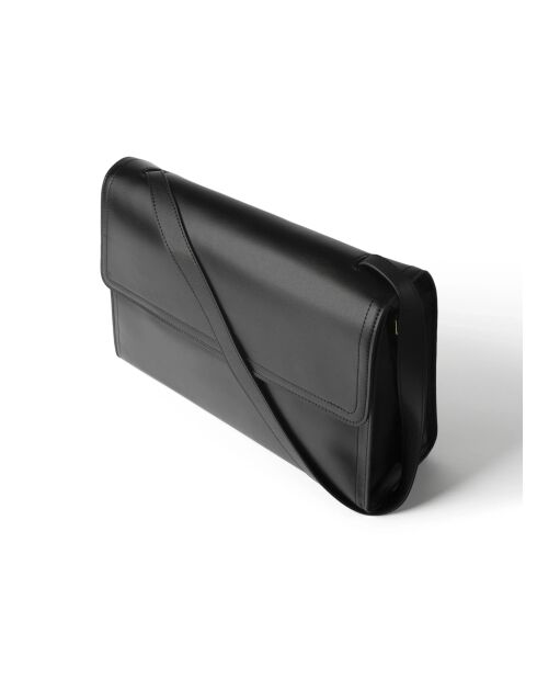 Bandolera de piel negra After Hours Access - 36x10 cm