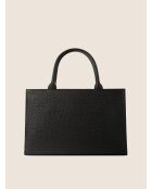 Sac cabas en cuir This Is My Moment noir - 34x11 cm