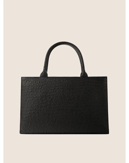 Bolso This Is My Moment de piel negra - 34x11 cm