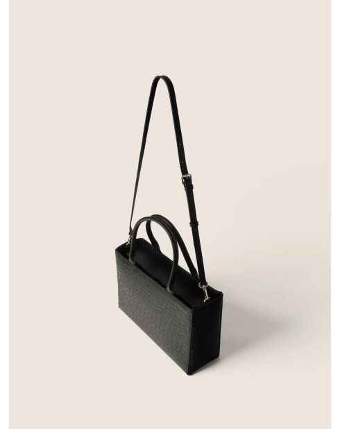 Bolso This Is My Moment de piel negra - 34x11 cm