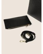 Sac cabas en cuir This Is My Moment noir - 34x11 cm