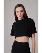 T-shirt Crop noir