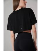 T-shirt Crop noir