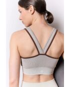 Legging Malta beige et marron