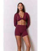 Anaya burgunderfarbenes Top