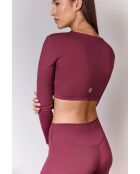 Anaya burgunderfarbenes Top