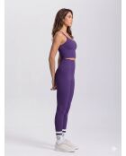 Lilafarbene Lotus-Leggings