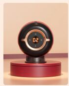 Appareil de ventouses électriques chauffantes 3-en-1 avec massage et lumière rouge, noir et rouge
