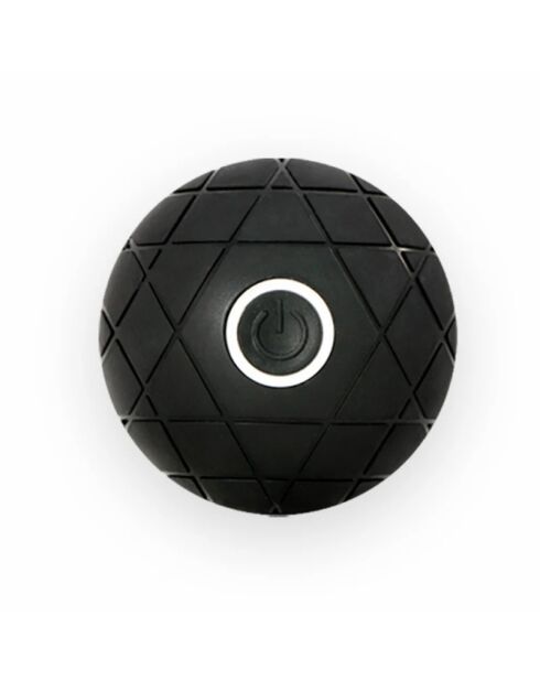 Balle de massage vibrante 3D rechargeable – Ballon de récupération musculaire noir