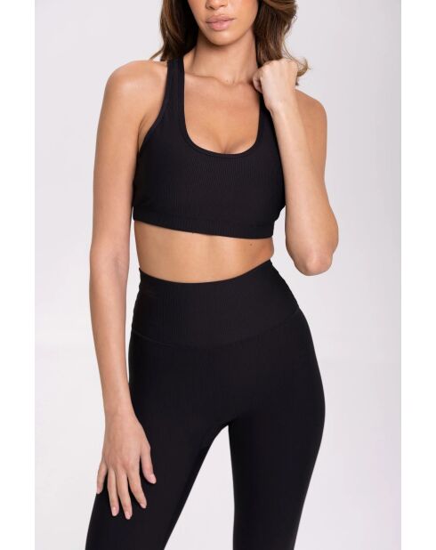 Brassière Lotus noire