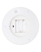 Bougie led Theo blanc extérieur - H.20 cm