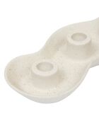 Candeliere Cheri in ceramica bianco - L.32