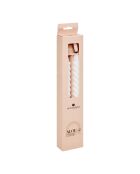 Lot de 2 bougies led bâton Twist Aloe blanches - H.22 cm