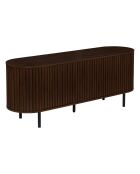 Meuble à Tv 2p effet noyer Alcove marron - 13,7 x 48,4 x 150,8 cm