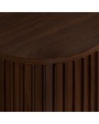 Meuble à Tv 2p effet noyer Alcove marron - 13,7 x 48,4 x 150,8 cm