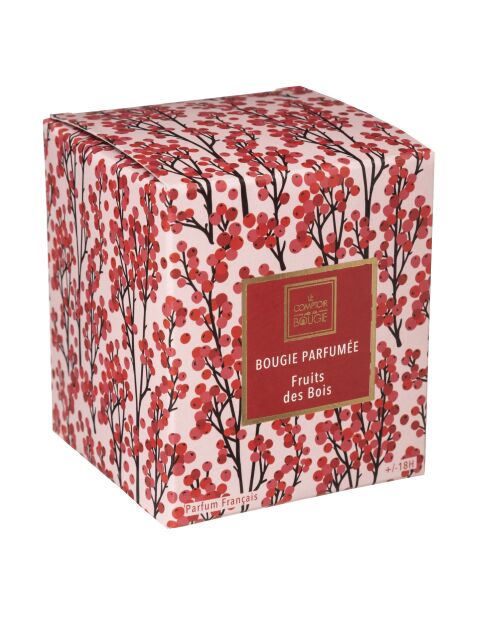 Lot de 4 Bougies parfumées verre Neda fleur des bois - 110g