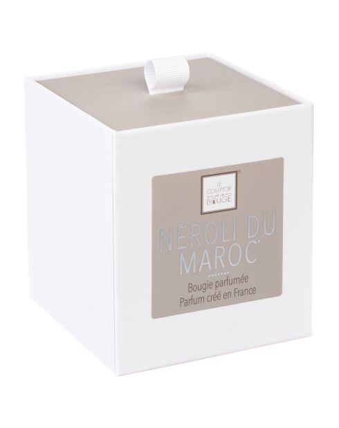 Bougie parfum verre Elea néroli transparente - 190g
