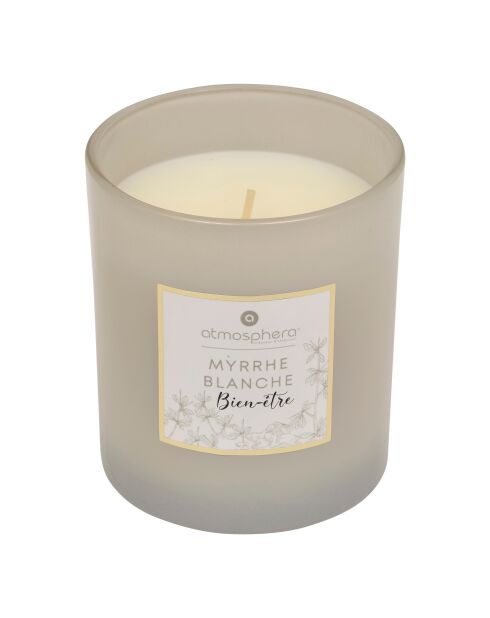 Bougie parfum verre Mael myrrhe blanche - 190g