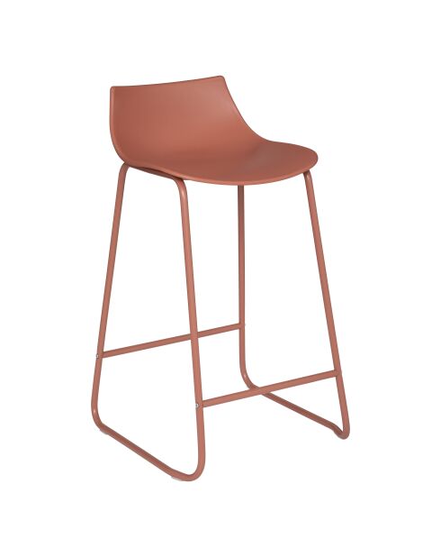 Table bar polypropylène Otac tracteur terracotta -  H.66 cm