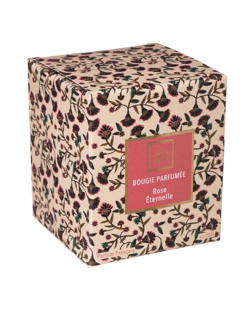 Lot de 4 Bougies parfumées verre Neda roses - 110g