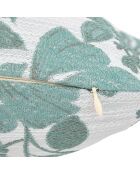 Lot de 2 coussins Samara vert clair - 40x40 cm