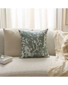 Lot de 2 coussins Samara vert clair - 40x40 cm