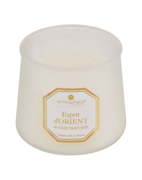 Bougie parfum en verre Elisa orient transparente - 200g