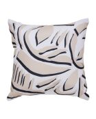 Lot de 2 housses de coussin extérieur Tileo beiges - 40x40 cm