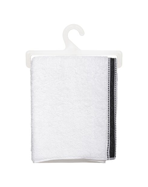 Lot de 2 Draps de douche Joia 550 blancs - 70x130 cm