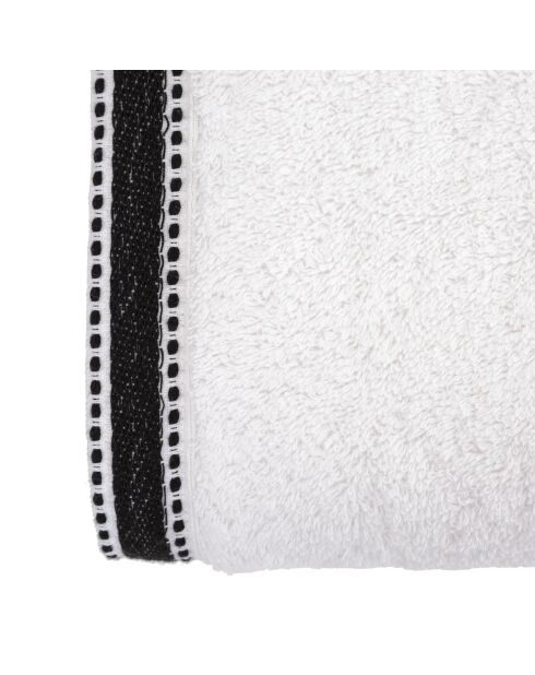 Lot de 2 Draps de douche Joia 550 blancs - 70x130 cm