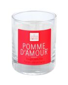 Bougie parfum verre Elea pomme amande transparente - 190g