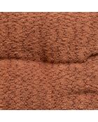 Lot de 6 Galettes bouclé Soana terracotta - 38x38 cm