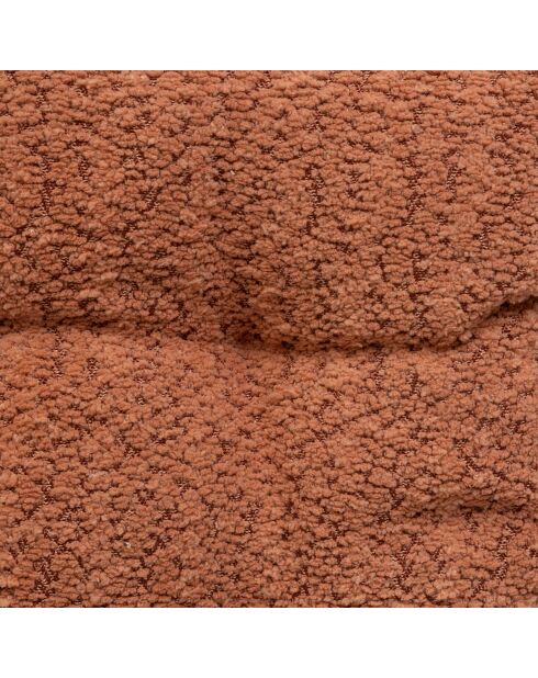 Lot de 6 Galettes bouclé Soana terracotta - 38x38 cm
