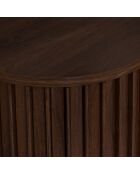 Console 2p effet noyer  Alcove marron - 38,4 x 12,9 x 110,7 cm