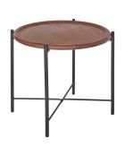 Table basse manguier Metsa marron - 51 x 51 x 46 cm