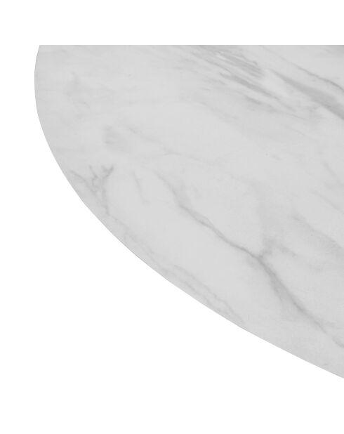 Table à manger ronde Taquari blanche - D.120 cm