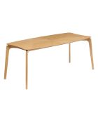 Table à manger Ilona sable - 180x90 cm