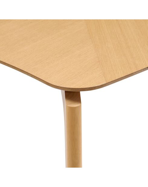 Table à manger Ilona sable - 180x90 cm