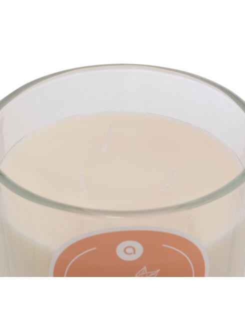 Bougie parfum en verre Floa pêche - 610g