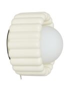 Lampe à poser en céramique Lotta crème - D.23 cm