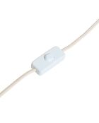 Lampe à poser en céramique Lotta crème - D.23 cm