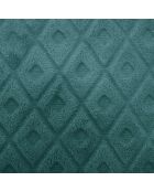 Lot de 2 coussins flanelle 3D Losange bleus - 40x40 cm